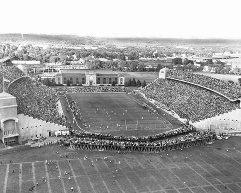 Lincoln MEMORIAL STADIUM Glossy 8x10 Photo Nebraska Cornhuskers Print Poster Cover
