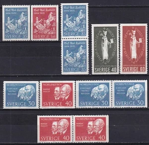 Suecia Año 1964 Completo 12 Sellos MNH VF - Imagen 1 de 1