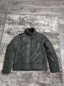 Men's (L,50) Aeronautica Millitare Green Down Jacket Premium Puffer - Picture 1 of 10