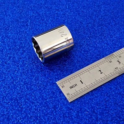 KD USA 24mm 1/2" DR SOCKET 12pt 538124 CLASSIC AUTO & TRUCK REPAIR HAND TOOL LOT - Image 1 of 4