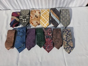 Konvolut 13 Herren Krawatten Vintage breit mehrere Marken - Bild 1 von 13