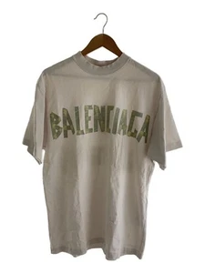 BALENCIAGA T-SHIRT TAPE TYPE MEDIUM FIT XXS COTTON White TJ55 739784 T0VA9 Used - Picture 1 of 6