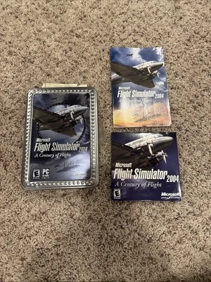 Microsoft Flight Simulator 2004 - A Century of Flight (PC CD-ROM) 4-Disc Set CIB - Image 1 of 4