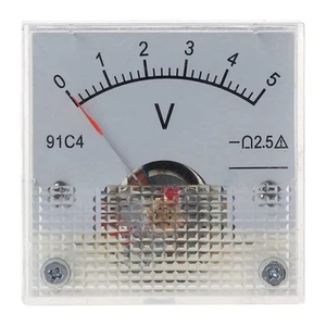 Mechanisches Voltmeter, Voltmeter 91C4, Voltmeter Analog-Panelmessgerät X9O3 - Bild 1 von 6