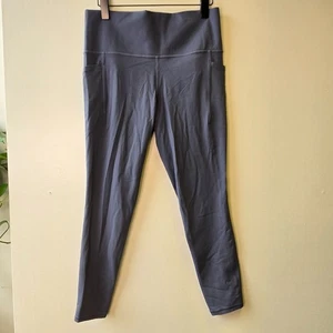 Athleta Women's Salutation Stash Pocket Tight Leggings High Rise Gray Yoga L - Picture 1 of 11