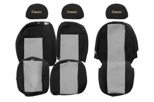 VAN Sitzbezüge für VOLKSWAGEN CRAFTER II 16- MAN TGE 17- 1+2 GRAU - Bild 1 von 4