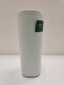 Taza de viaje Starbucks con fondo triángulo vaso aislado plástico reciclado 16 oz S37 - Imagen 1 de 8