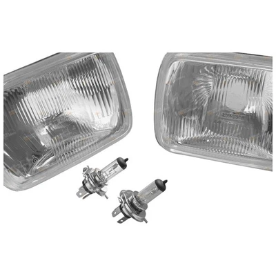 LH+RH Universal Headlights Pair w/Globes for Toyota Townace/Liteace/Celica 83-96 - image 1 of 4