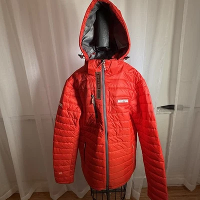 Red Puffer Jacket Mens Size L By Motul - Image 1 of 4