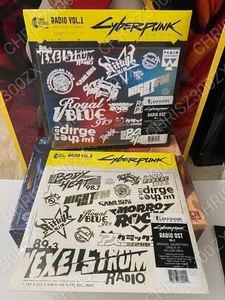 Cyberpunk 2077 Night City Radio Volume 1 + 2 Vinyl Record Soundtrack LP VOL Set - Picture 1 of 4