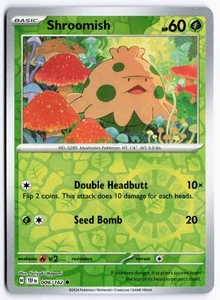 Shroomish Reverse Holo SV05: Temporal Forces 006/162 NM - Picture 1 of 2