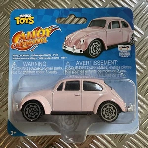 Miniso Toys - Volkswagen Beetle (Pink) 1:64 Alloy Car Model - Picture 1 of 3
