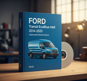 Ford Transit Ecotech mk8 2012-2020 Workshop Manual Service Repair on CD. - Picture 1 of 1