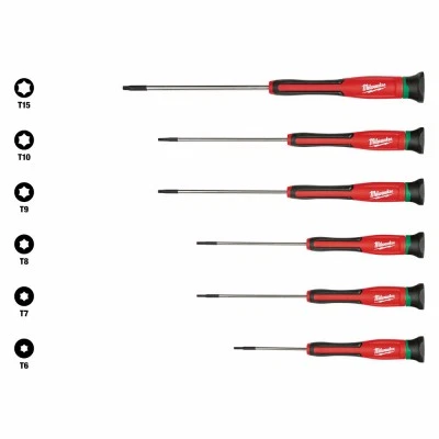 6-Pc. Precision Screwdriver Set with Case, Torx Head - 48-22-2610 - Image 1 of 1