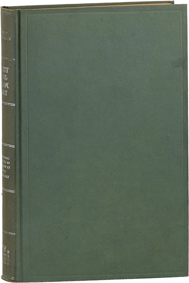 Уолт Уитмен I SIT AND LOOK OUT: РЕДАКЦИОННЫЕ СТАТЬИ ИЗ BROOKLYN DAILY TIMES очень хорошее состояние+ - Изображение 1 из 1
