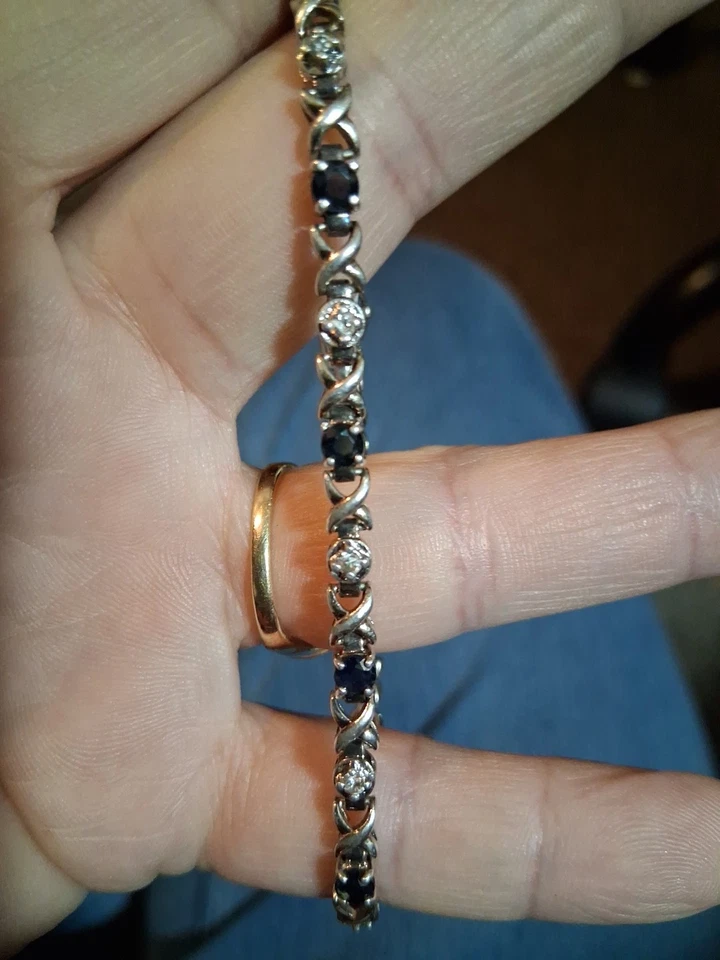 Pulsera de tenis Ross Simons Sterling Vermeil Foto 1 de 4