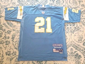 LADAINIAN TOMLINSON XL Jersey POWDER BLUE Chargers REEBOK #21 Patch Numbers/Name - Picture 1 of 8