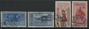 Italy 1932 Garibaldi set the 4 highest values used - Picture 1 of 1
