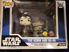 Funko Pop Star Wars Visions The Ronin and B5-56 #502 Special Ed. Glows in Dark