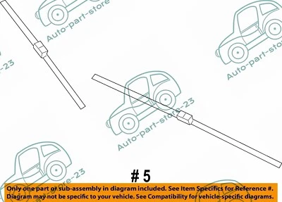 GENUINO NUEVO PAR DE LIMPIAPARABRISAS DELANTERO PARA BMW X4 X4M G02 F98 2019-2025 Foto 1 de 4