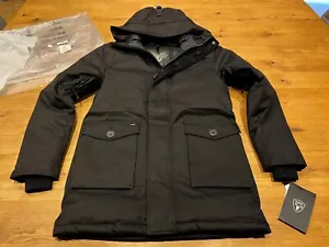 NOBIS Herren Yves Parka Crosshatch schwarz neu - Größen S, M, L, XL BRANDNEU MIT ETIKETT - UVP £1000 - Bild 1 von 31