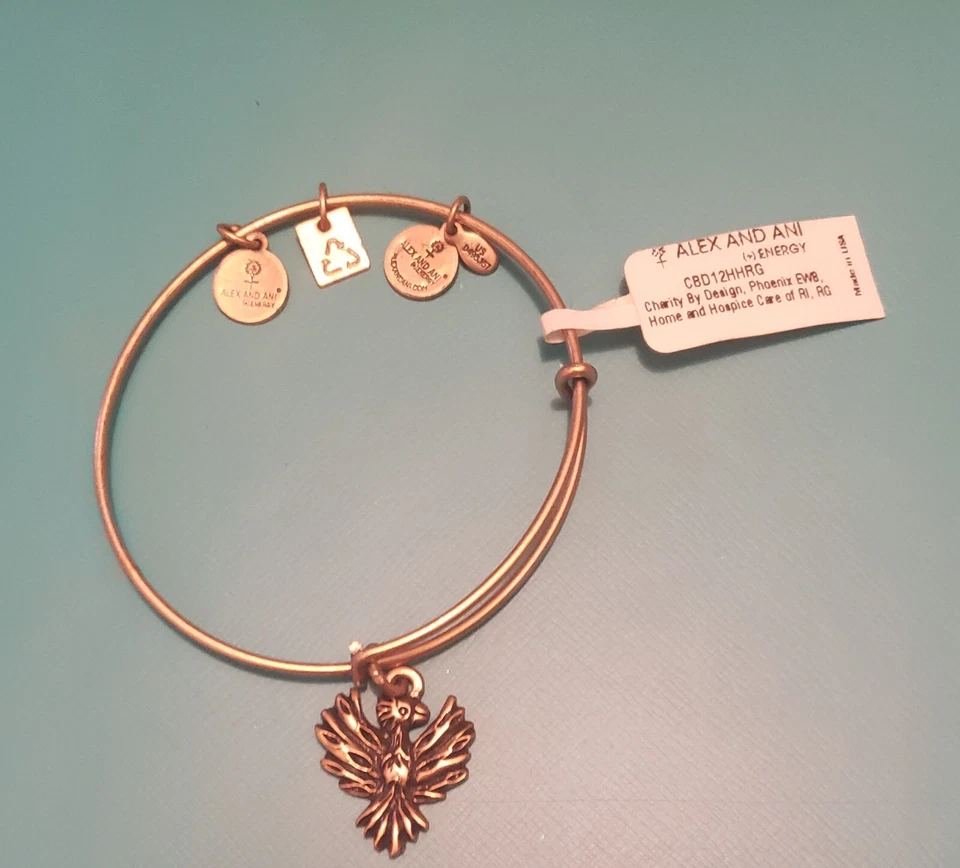 Pulsera Alex and Ani + Energy PHOENIX nueva con etiquetas - Hogar libre de humo - BRONCE Foto 1 de 1