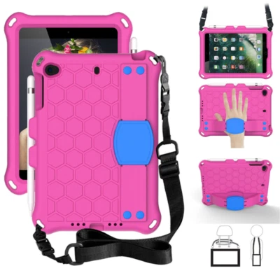 Shockproof W/Shoulder Strap Case Cover for iPad 7th 8th 9th 10th Gen Pro 11" M4 - Image 1 of 4