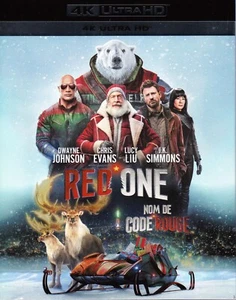 RED ONE 4K ULTRA HD SET with Dwayne Johnson & Chris Evans & J.K. Simmons - Picture 1 of 4