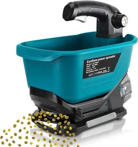 3.7L Grass Seed Spreader Battery Operated Spreader for Makita 18V Li-ion Battery - Picture 1 of 9