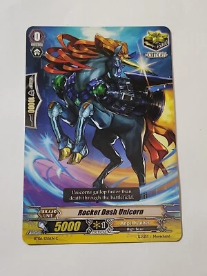 Cardfight!! Vanguard Rocket Dash Unicorn BT06/055EN C CFV EX  - Image 1 of 4