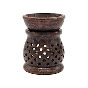 Soapstone Carved Aroma Lamp - Picture 1 of 5
