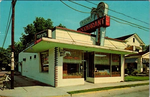 FLORENCE, SOUTH CAROLINA - OASIS ROADSIDE RESTAURANT - VINTAGE POSTCARD - Picture 1 of 2