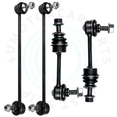 4x Kit de eslabones de extremo de barra estabilizadora delantera trasera para BMW 525i 528i 530i 545i 550i Foto 1 de 4