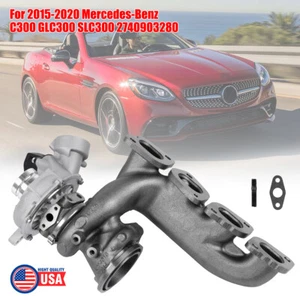 For Mercedes-Benz C300 2015-2018 C350E 2016-2018 2.0L Turbo Turbocharger - Picture 1 of 11