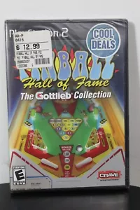 PINBALL HALL OF FAME: Gottlieb Collection Sony PlayStation PS2 2004 Arcade NEW - Picture 1 of 2