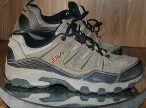 Fila Mens sz 12 Leather Westmount Gym Hiking Training Shoes Sneakers 1QM00012 - Picture 1 of 9