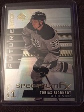 2019-20SP Authentic Spectrum FX Future Watch Level 1 Tobias Bjornfot Unsctrached