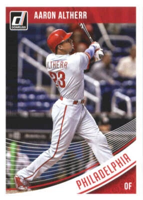 2018 Donruss #124 Aaron Altherr Philadelphia Phillies - Image 1 of 2