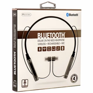 Auriculares inalámbricos de banda para collar Bluetooth micrófono auriculares estéreo auriculares BT910 - Imagen 1 de 2