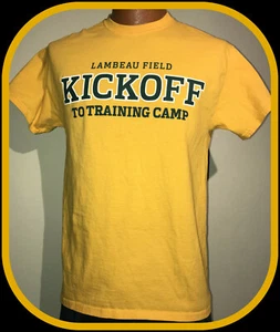 2012 GREEN BAY PACKERS KICKOFF TO TRAINING CAMP 5K RUN TSHIRT ADULT MEDIUM NWOT - Picture 1 of 4