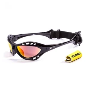 Ocean Glasses Sunglasses Cumbuco matte black frames w/polarized revo lens NEW - Picture 1 of 4