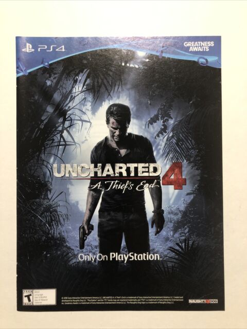 Uncharted 3 Drake's Deception PS3 Ps4 Promo Poster / Ad Art Print  Advertisement