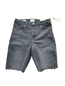 Universal Thread Shorts Womens 2 Gray Bermuda High Rise Outdoor Denim Sz 8 - Picture 1 of 9