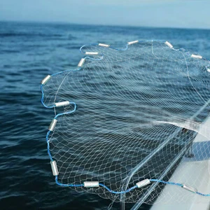 18ft/5.4m Heavy Duty Fishing Cast Net Bait Easy Throw Hand Nylon Mesh Sinker - Picture 1 of 11