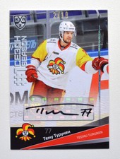 2021-22 Sereal KHL PREMIUM 1st Season Auto #FST-A26 Teemu Turunen 02/10
