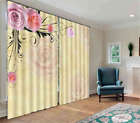 Lots Of Pink Roses 3D Curtain Blockout Photo Printing Curtains Drape Fabric