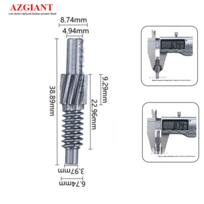 Side Mirror 折叠电机齿轮适用于 1997 - 2004 梅赛德斯奔驰 A 级 W168 — 第 1/4 张图片