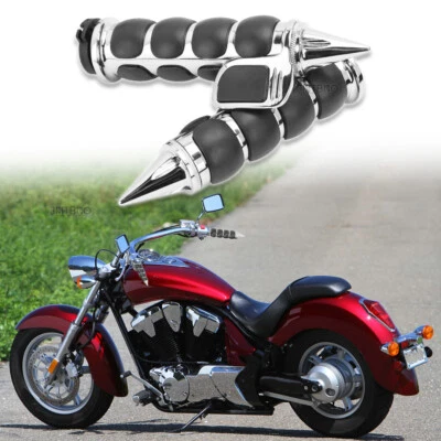 1" Handle Bar Hand Grips Motorcycle For Honda Shadow Stateline Sabre Interstate - Image 1 of 4