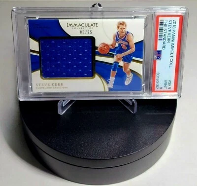 2018-19 Panini Immaculate The Standard /25 Steve Kerr PSA 9 (Jersey Match) - Image 1 of 4