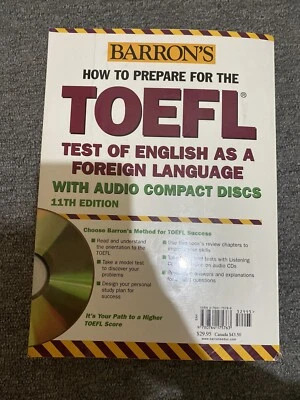 Barron's How to Prepare for TOEFL Test of English as a Foreign Language 5 CDs - Image 1 of 4